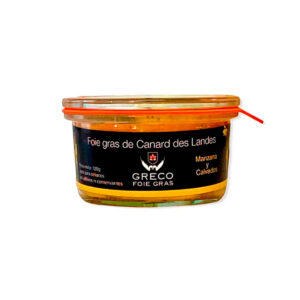 Foie gras mi-cuit con manzana y Calvados