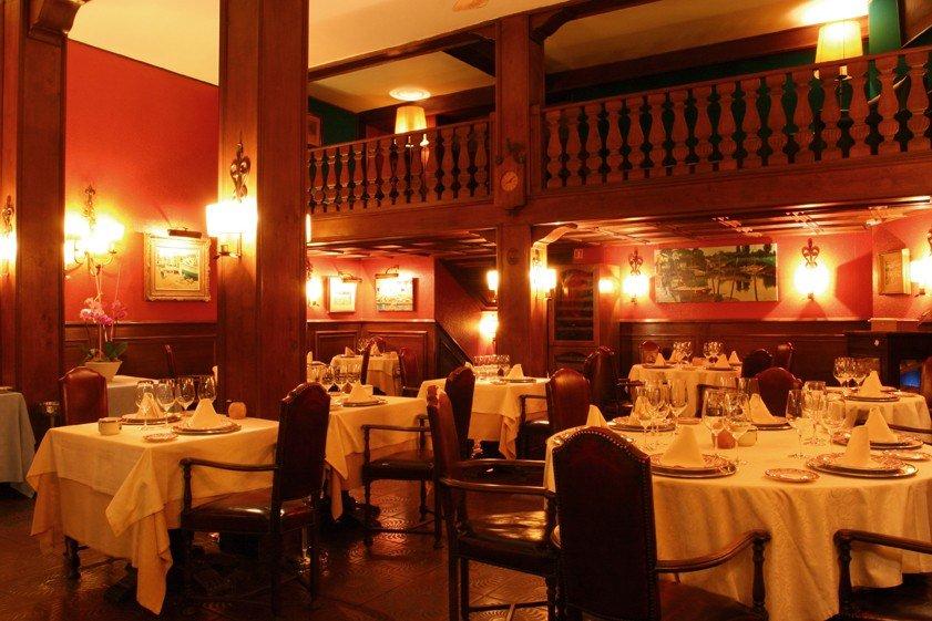 Comedor interior del restaurante El Greco